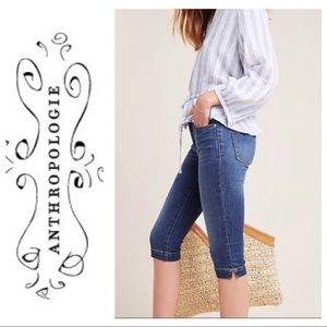 Pilcro | High-Rise Denim Legging Pedal Pushers